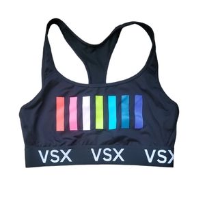 Women's Victoria’s Secret Sport VSX Bra Racerback Unlined Black Size M